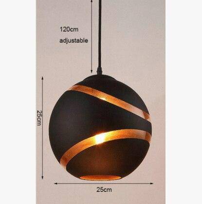 Suspension design boule découpée - Création Élégante | Marco Lucetti Noir