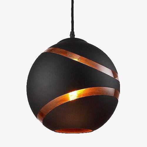 Suspension design boule découpée - Création Élégante