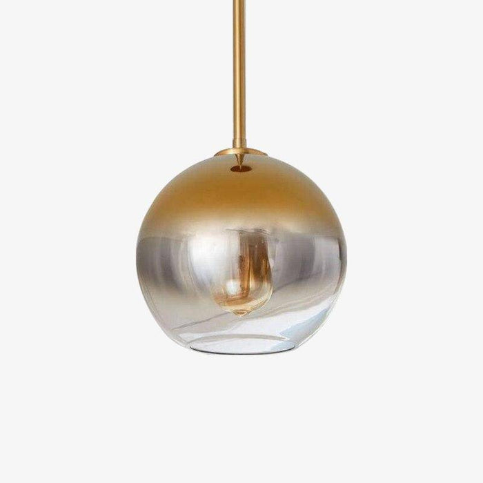 Suspension Loft en verre ambré.