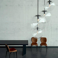 Suspension Design Boule en Verre - Noir ou Rose Gold | Marco Lucetti