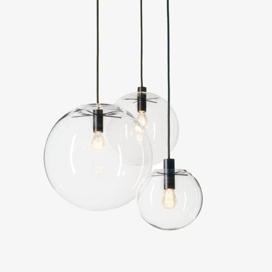 Suspension Design Boule en Verre - Noir ou Rose Gold | Marco Lucetti