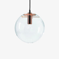 Suspension Design Boule en Verre - Noir ou Rose Gold | Marco Lucetti Rose gold / 15 cm