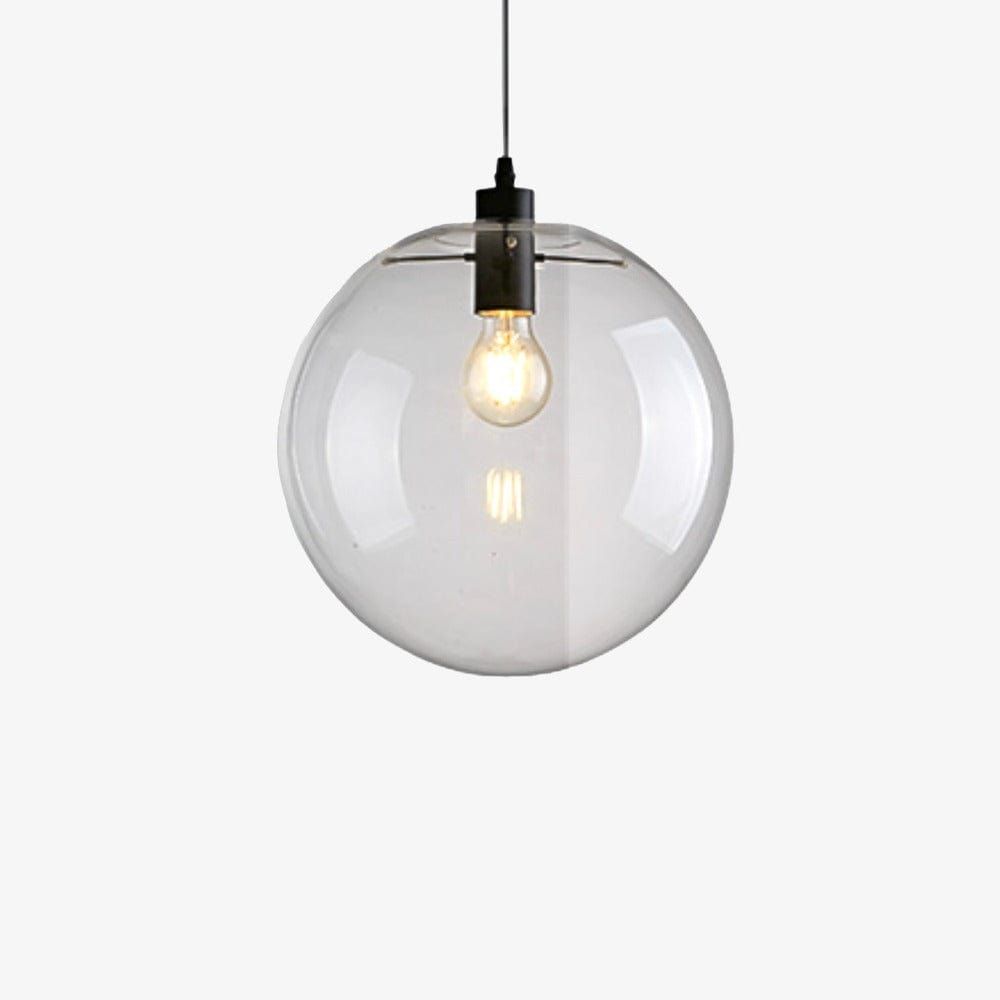 Suspension design boule verre LED Rose Gold ou Noire | Marco Lucetti