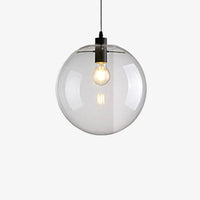 Suspension design boule verre LED Rose Gold ou Noire | Marco Lucetti