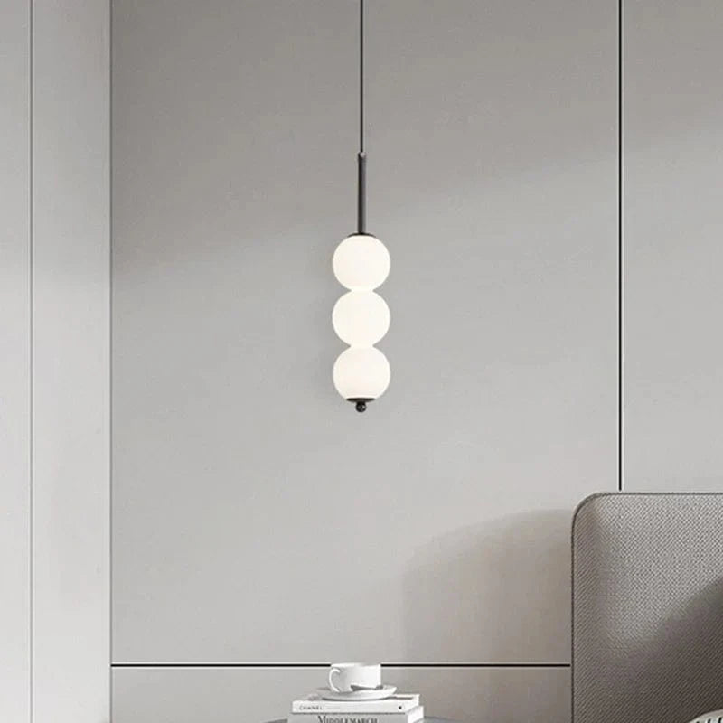 Suspension design boules en verre nordique LED cuivre Vent Gourde Décoration | Marco Lucetti