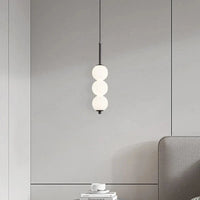 Suspension design boules en verre nordique LED cuivre Vent Gourde Décoration | Marco Lucetti