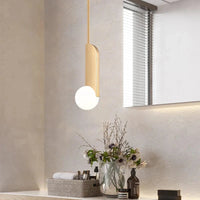 Suspension design chromée dorée nordique pour une chambre à coucher tendance | Marco Lucetti