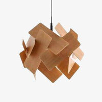 Suspension design colorée : Stackuniq | Marco Lucetti Bois foncé