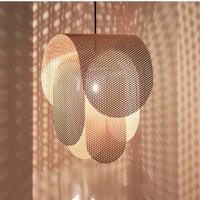Suspension design danoise en métal perforé rond | Marco Lucetti
