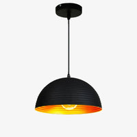 Suspension design rayures demi-boule Cover