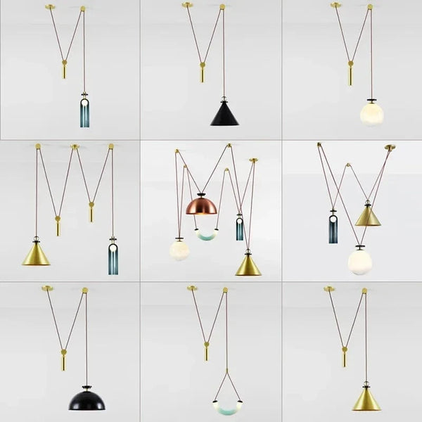 Suspension Design DIY Réglable Métal LED Décoratif | Marco Lucetti