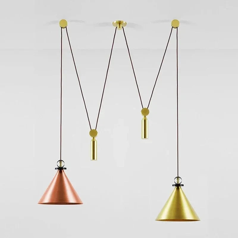 Suspension Design DIY Réglable Métal LED Décoratif | Marco Lucetti H