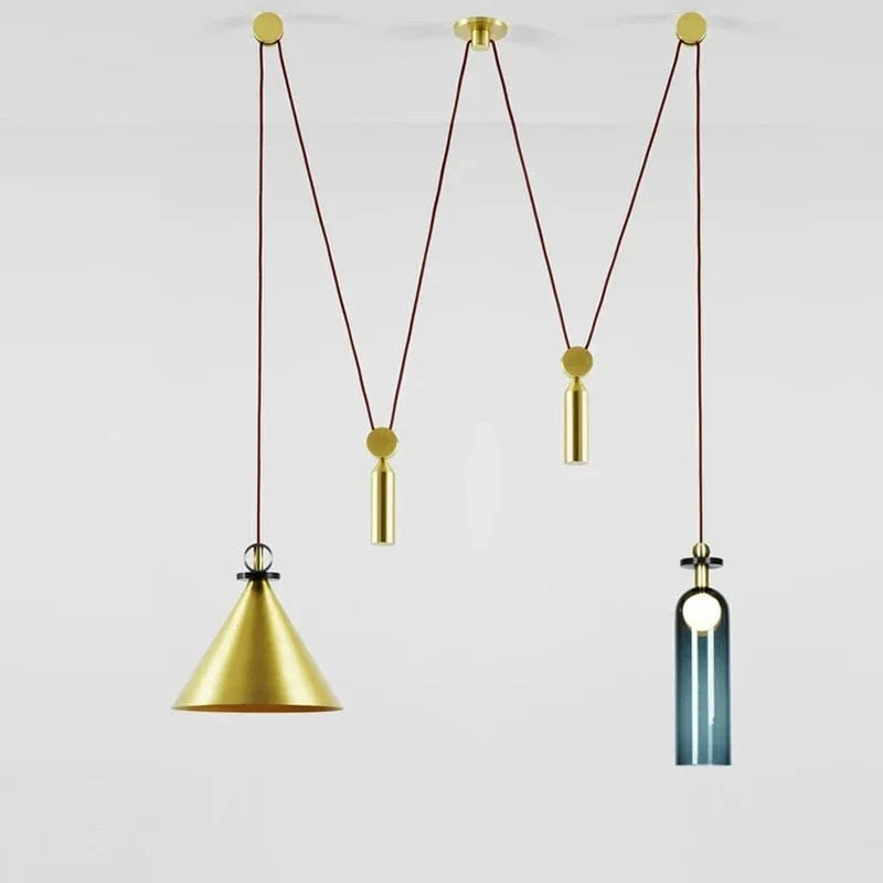 Suspension Design DIY Réglable Métal LED Décoratif | Marco Lucetti K