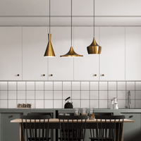 Suspension Design Doré Aluminium | Marco Lucetti