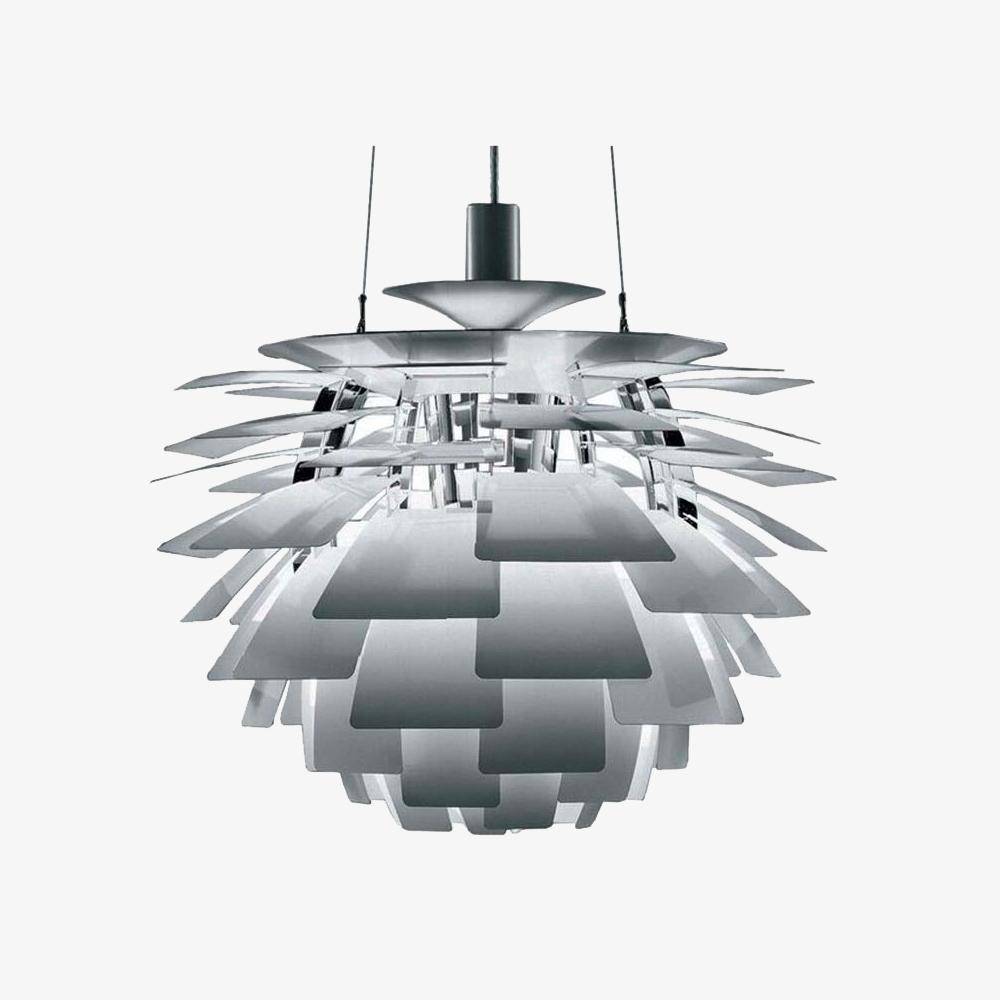 Suspension Nordic Flower en aluminium