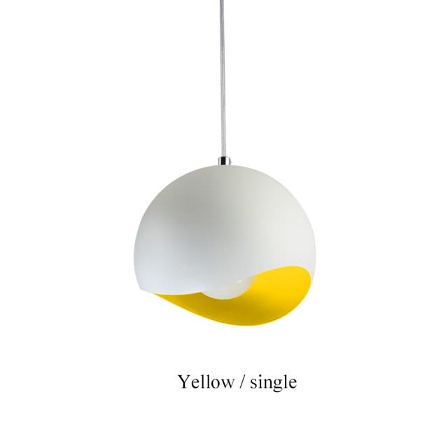 Suspension design en boule ouverte - Botimi Gold | Marco Lucetti Jaune - 1 lampe
