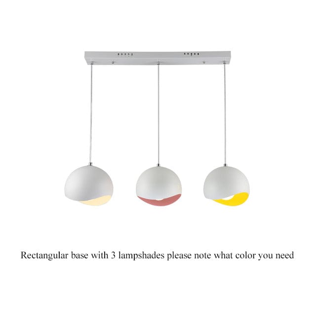 Suspension design en boule ouverte - Botimi Gold | Marco Lucetti Rectangle - 3 lampes