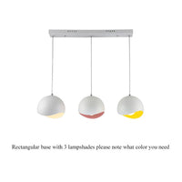 Suspension design en boule ouverte - Botimi Gold | Marco Lucetti Rectangle - 3 lampes