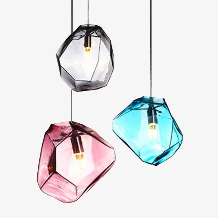 Suspension Colorful Crystal Design
