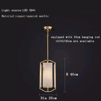 Suspension Design en Marbre Moderne | Marco Lucetti K / Dimmable