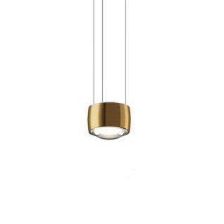 Suspension design en métal doré à LED | Marco Lucetti