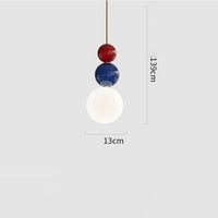 Suspension design en métal et boules colorées Ginna | Marco Lucetti B