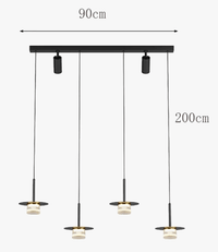 Suspension design en métal et verre de qualité supérieure | Marco Lucetti