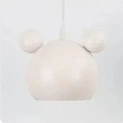 Suspension design en métal LED Mickey deco | Marco Lucetti Blanc