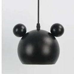 Suspension design en métal LED Mickey deco | Marco Lucetti Noir