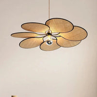 Suspension design en rotin canné floral | Marco Lucetti