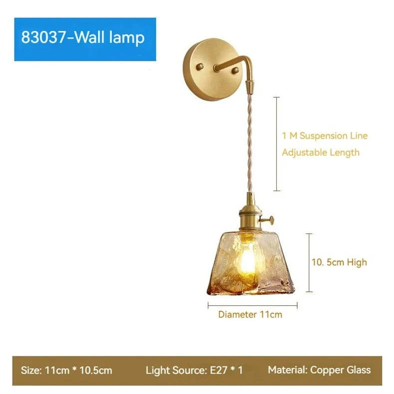 Suspension Design en Verre avec LED pour Décoration Intérieure | Marco Lucetti W83037 / 11-15W (Max100W) / CHINE