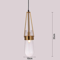 Suspension luxury en verre Geralio.
