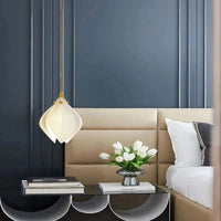 Suspension design Escalier moderne pour hôtel de luxe en céramique avec éclairage LED en forme de pétale | Marco Lucetti