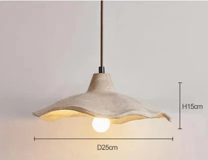 Suspension design grise Japonaise avec vent silencieux | Marco Lucetti 25x15cm