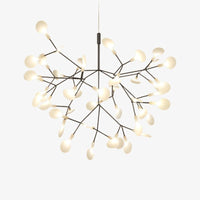 Suspension Design LED Arbre Doré - Maison Élégante | Marco Lucetti Noir - 45 LEDs / Chaude