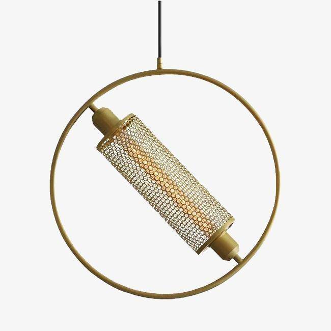 Suspension LED Design Doré
