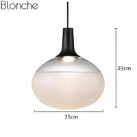 Suspension design LED blanche - Ovale par Designer | Marco Lucetti