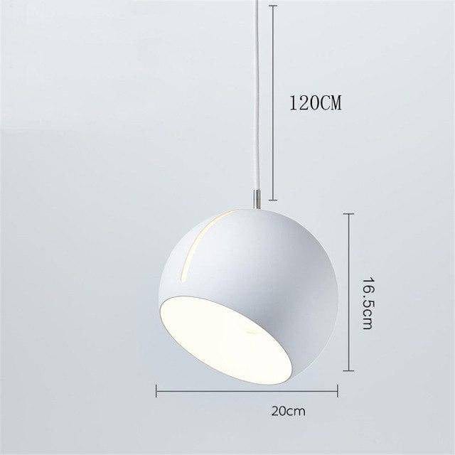 Suspension Design LED Boule Colorée dirigeable | Marco Lucetti Blanc