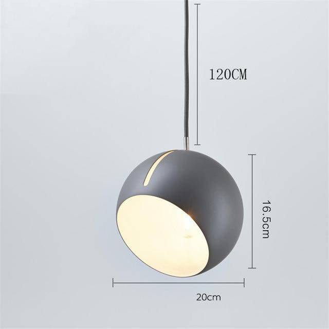 Suspension Design LED Boule Colorée dirigeable | Marco Lucetti Gris