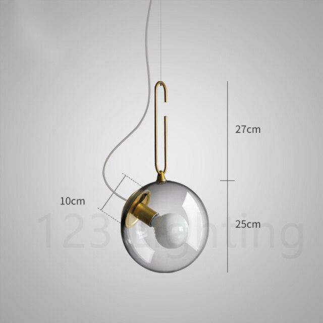 Suspension Design LED Boule en Verre - Lumières Chic | Marco Lucetti