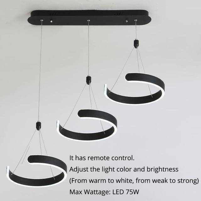 Suspension design LED : Cercle Ouvert_Light | Marco Lucetti 3 lampes