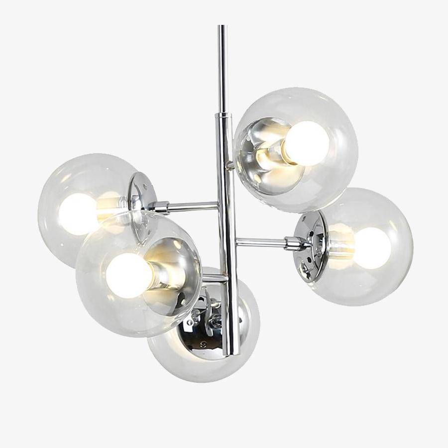 Suspension Chroma-Led Boule verre