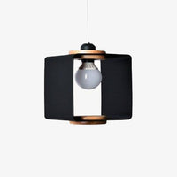 Suspension Design LED Cube Métal Coloré Loft | Marco Lucetti Noir