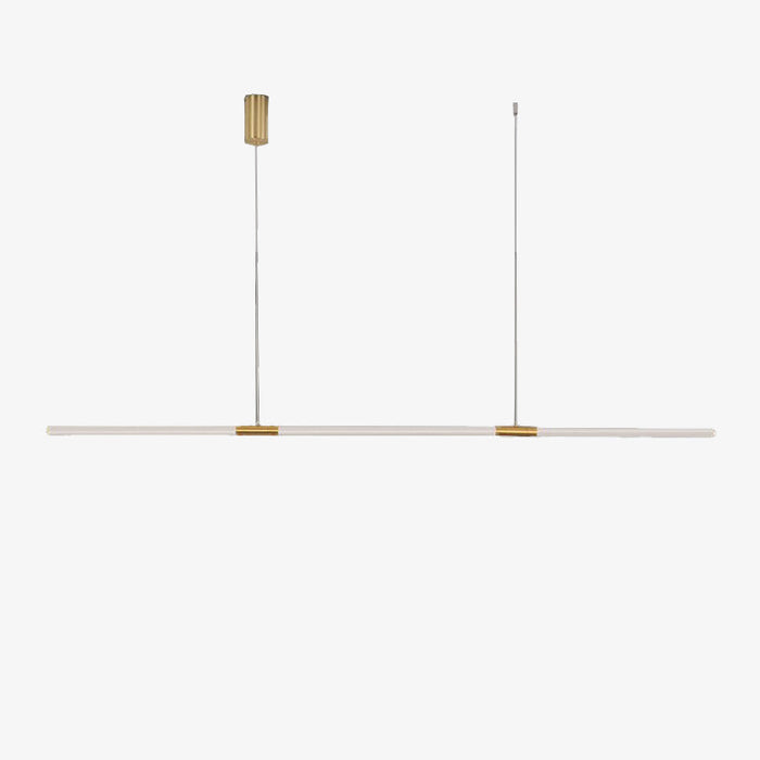 Lustre LED doré Nevy, style minimaliste.