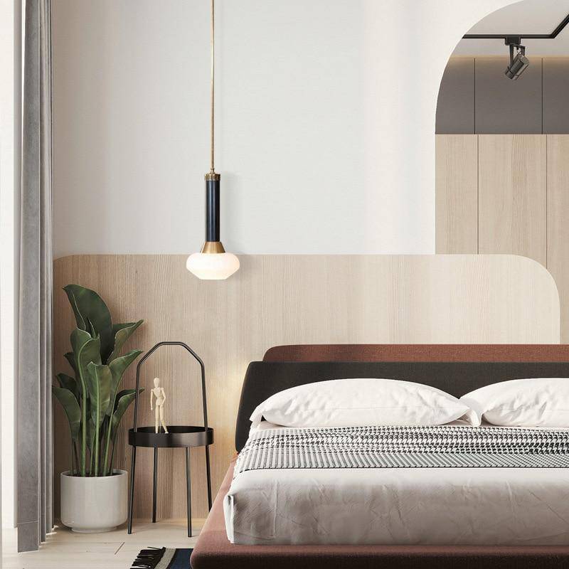 Suspension design LED dorée pour Loft. | Marco Lucetti