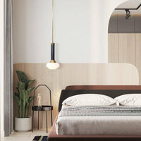 Suspension design LED dorée pour Loft. | Marco Lucetti