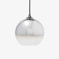 Suspension LED en boule de verre Loft.