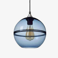 Suspension LED en boule de verre Hanglixir