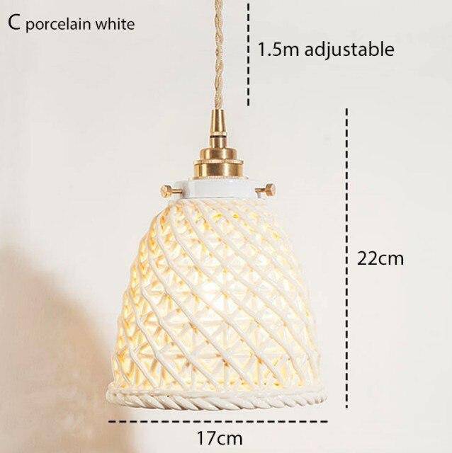 Suspension design LED en céramique colorée - Festival Glow | Marco Lucetti Blanc / A