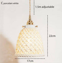 Suspension design LED en céramique colorée - Festival Glow | Marco Lucetti Blanc / A